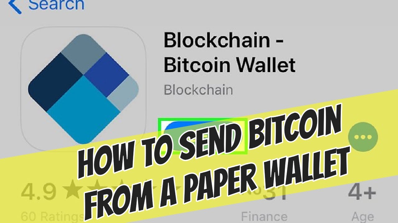 How to Send Bitcoin from a Paper Wallet: 4 Steps (with Pictures)