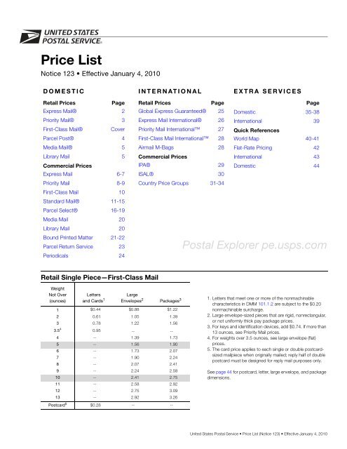 USPS® postage rate change overview | Pitney Bowes