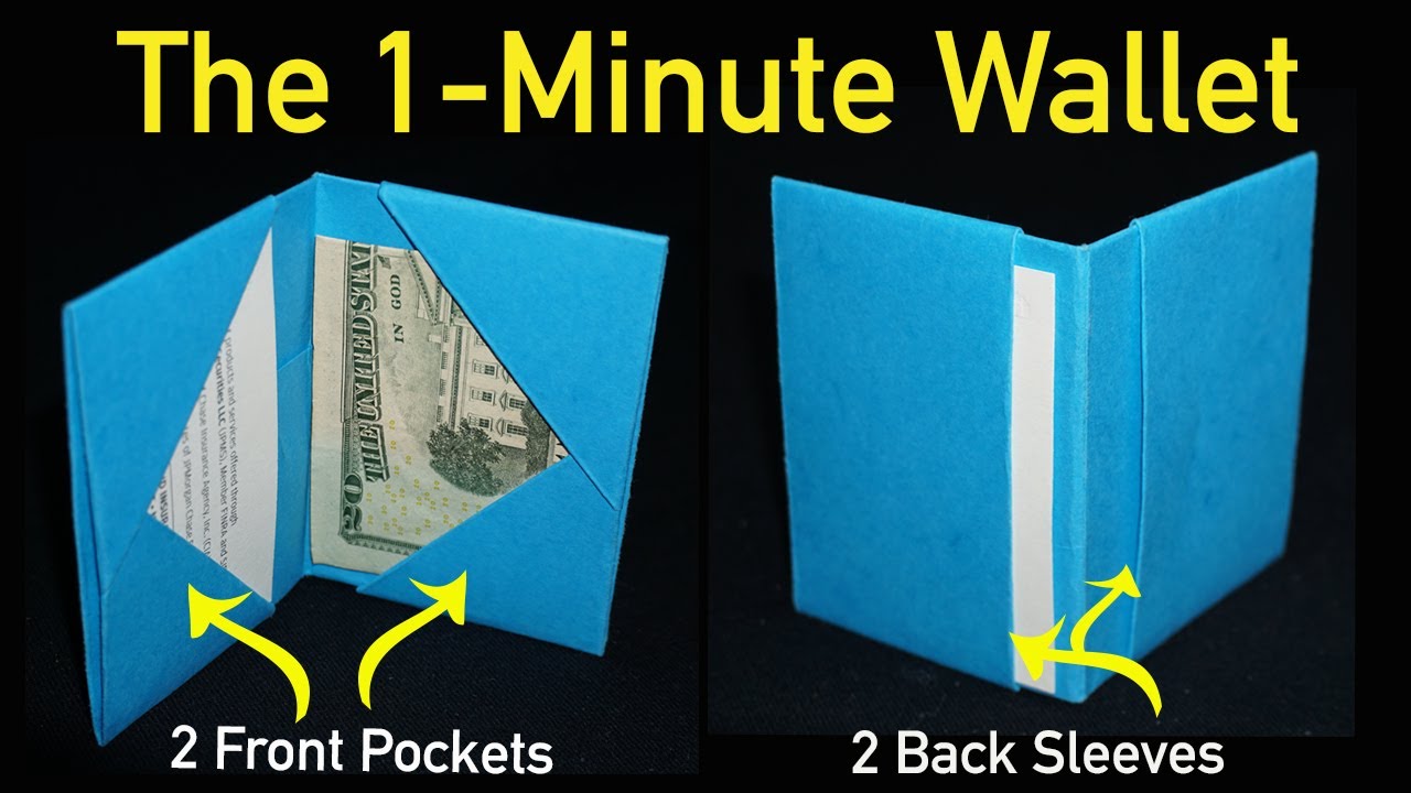 How to Make an Origami Wallet (with Pictures) - wikiHow