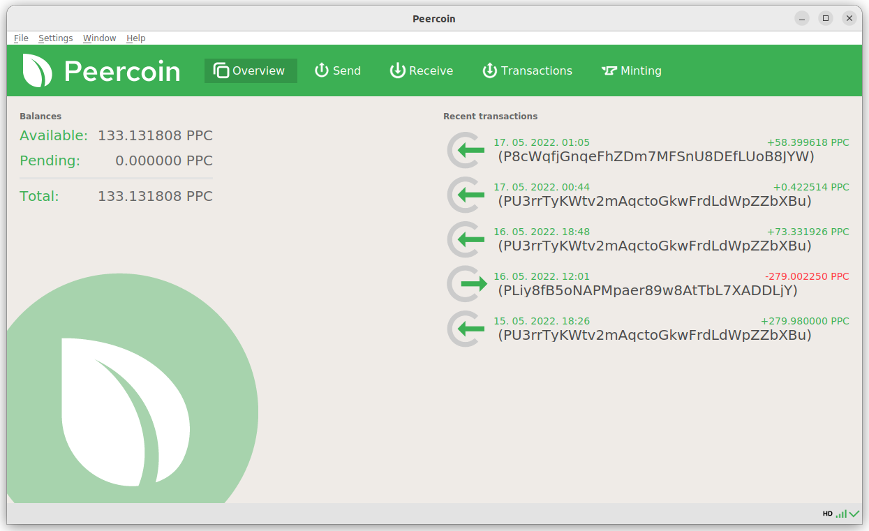 Peercoin Wallet