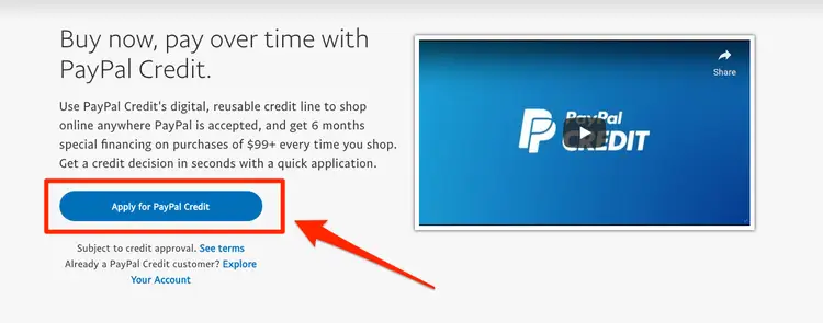 How to Apply | What Is PayPal Credit FAQ | PayPal UK