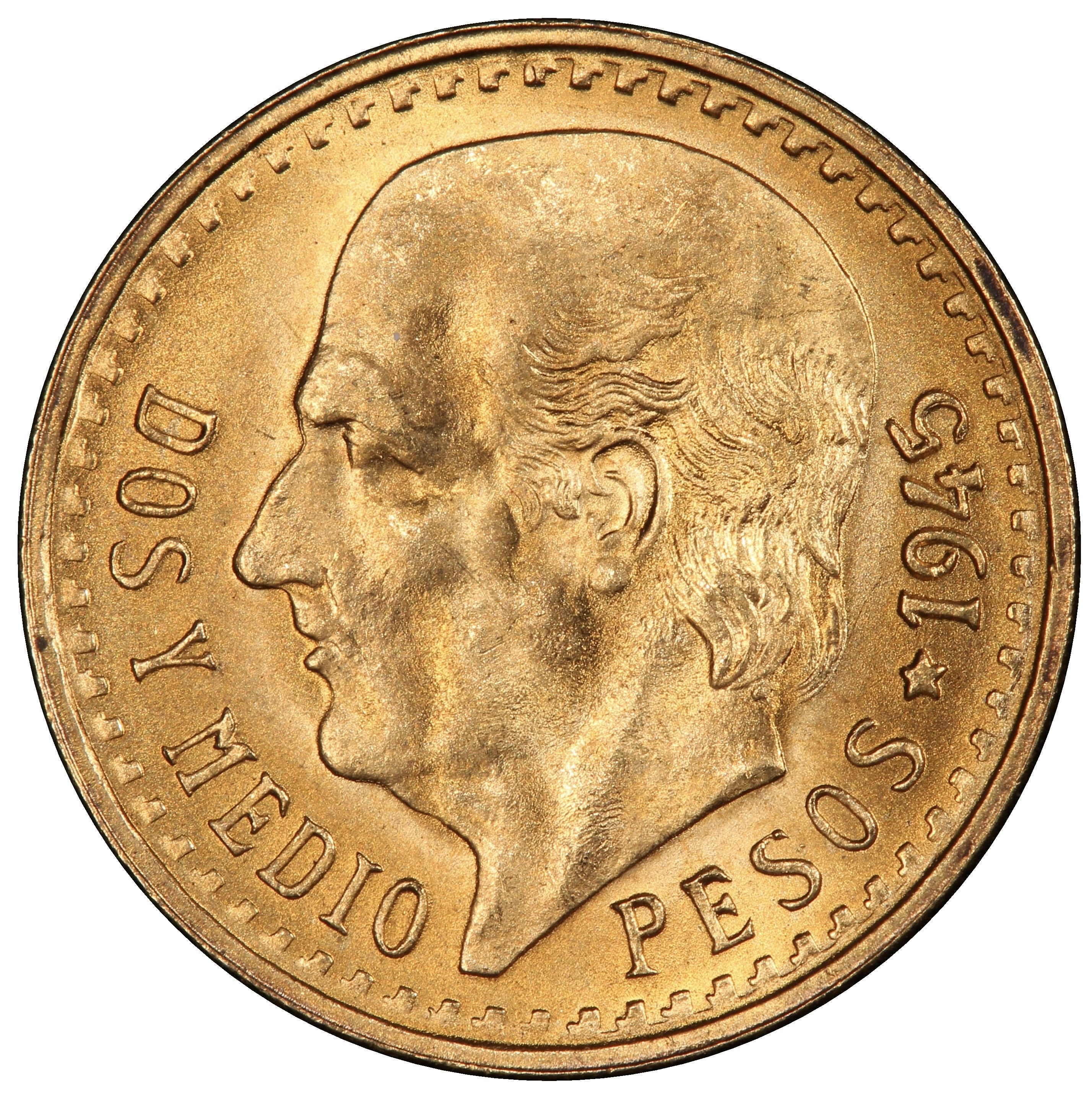 Buy the Rare Dos y Medio Pesos Gold Coin | Timeless Investment – RWMM