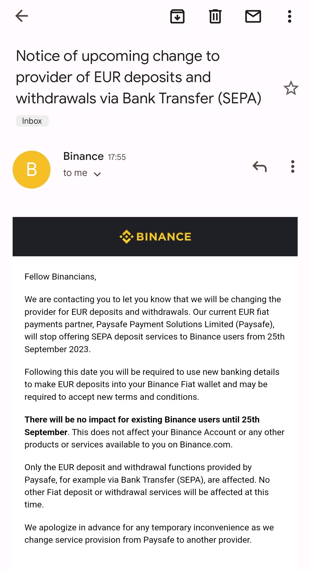 Binance Re-establishes Euro Services Through Fresh Fiat Partnerships - UNLOCK Blockchain