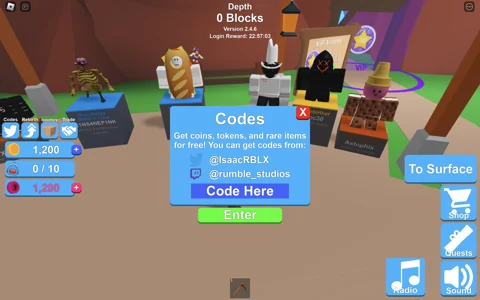 Treasure Hunt Simulator Codes - free coins & gems (March ) - Pro Game Guides