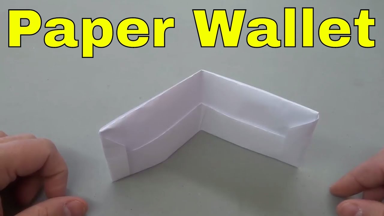 Paper Wallet : 8 Steps (with Pictures) - Instructables