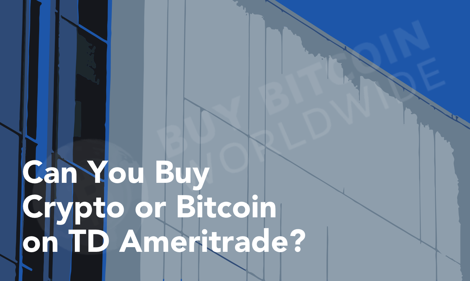 TD Ameritrade Invests in Crypto Exchange ErisX