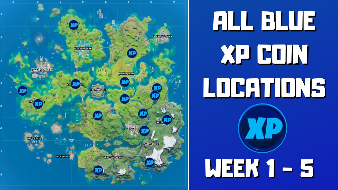 Fortnite Season 5: Where to Find All the XP Coins in Week 7 - EssentiallySports