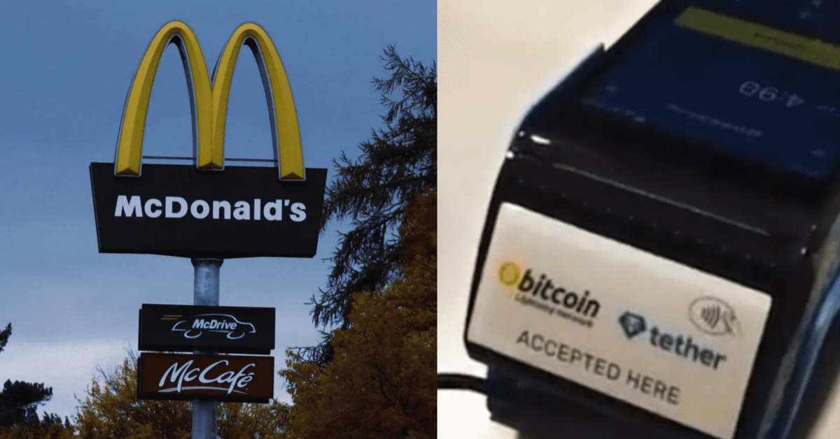 McDonald's now accepts BTC & USDT | CryptoTvplus - The Leading Blockchain Media Firm