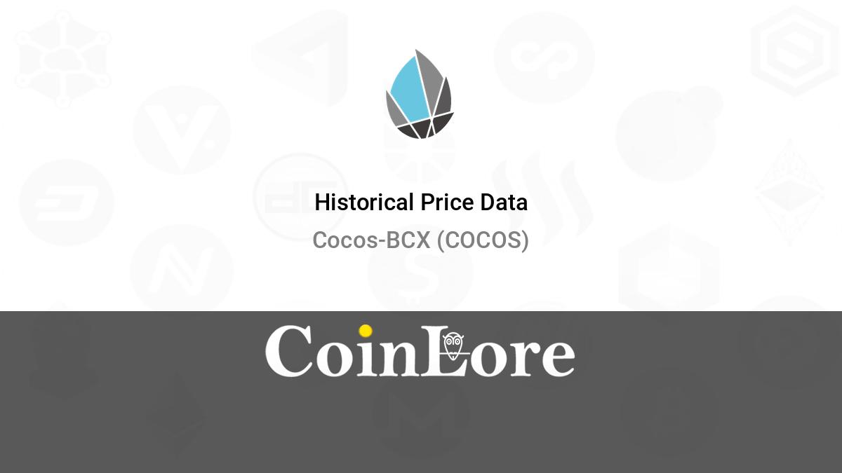 Cocos-BCX Price - COCOS Price Chart & Latest Cocos-BCX News | Coin Guru