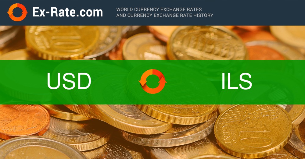 ILS to USD | Convert Israeli New Shekels to US Dollars Exchange Rate in the USA