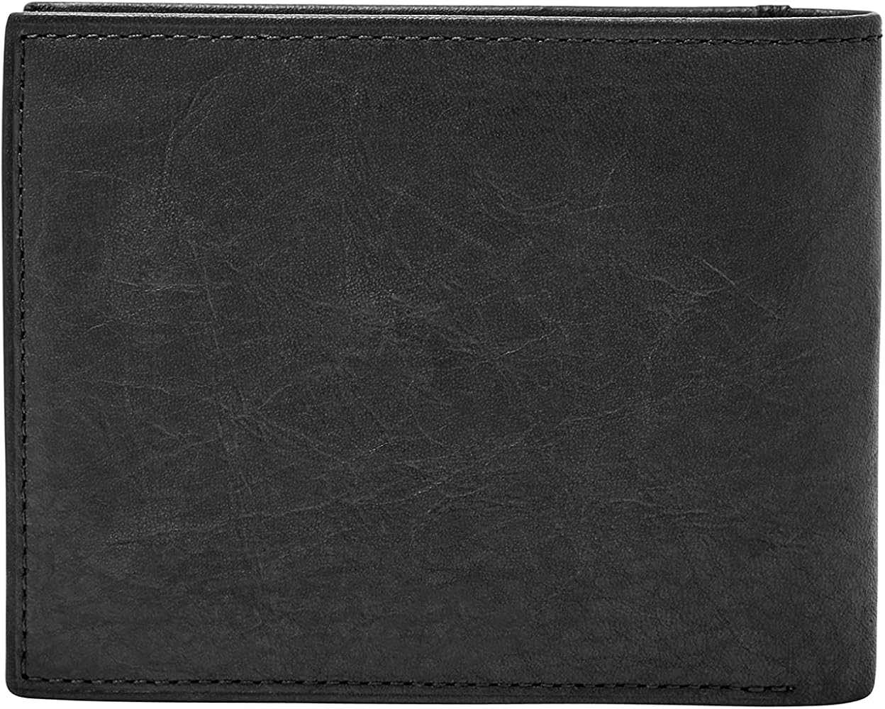 Fossil Mens Ingram RFID Bifold Flip ID Brown Wallet ML