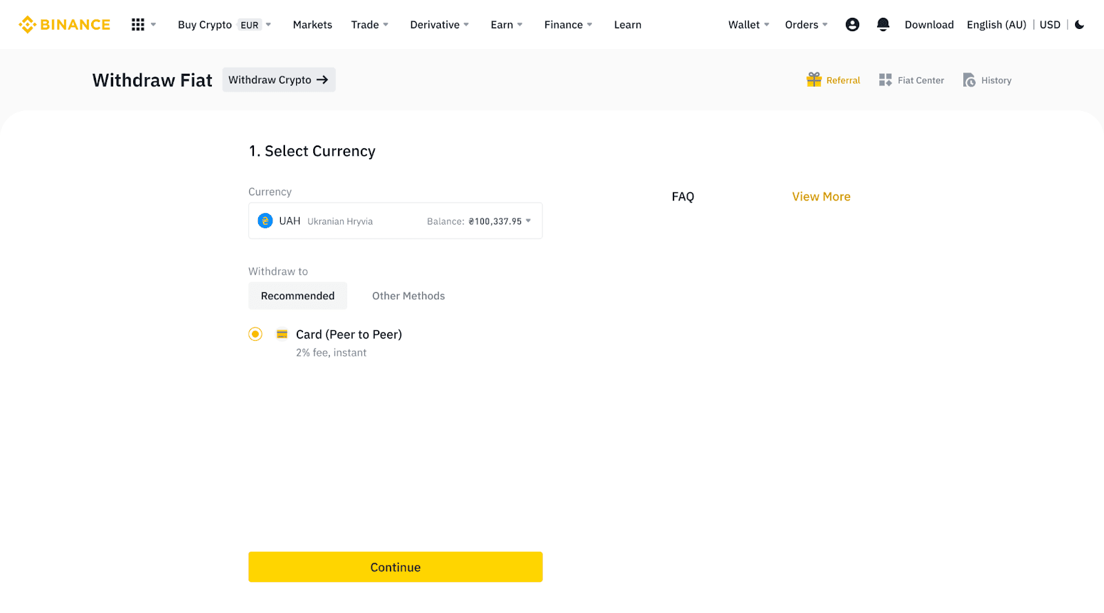 Solved: EUR transfer to Binance Card - PayPal Community