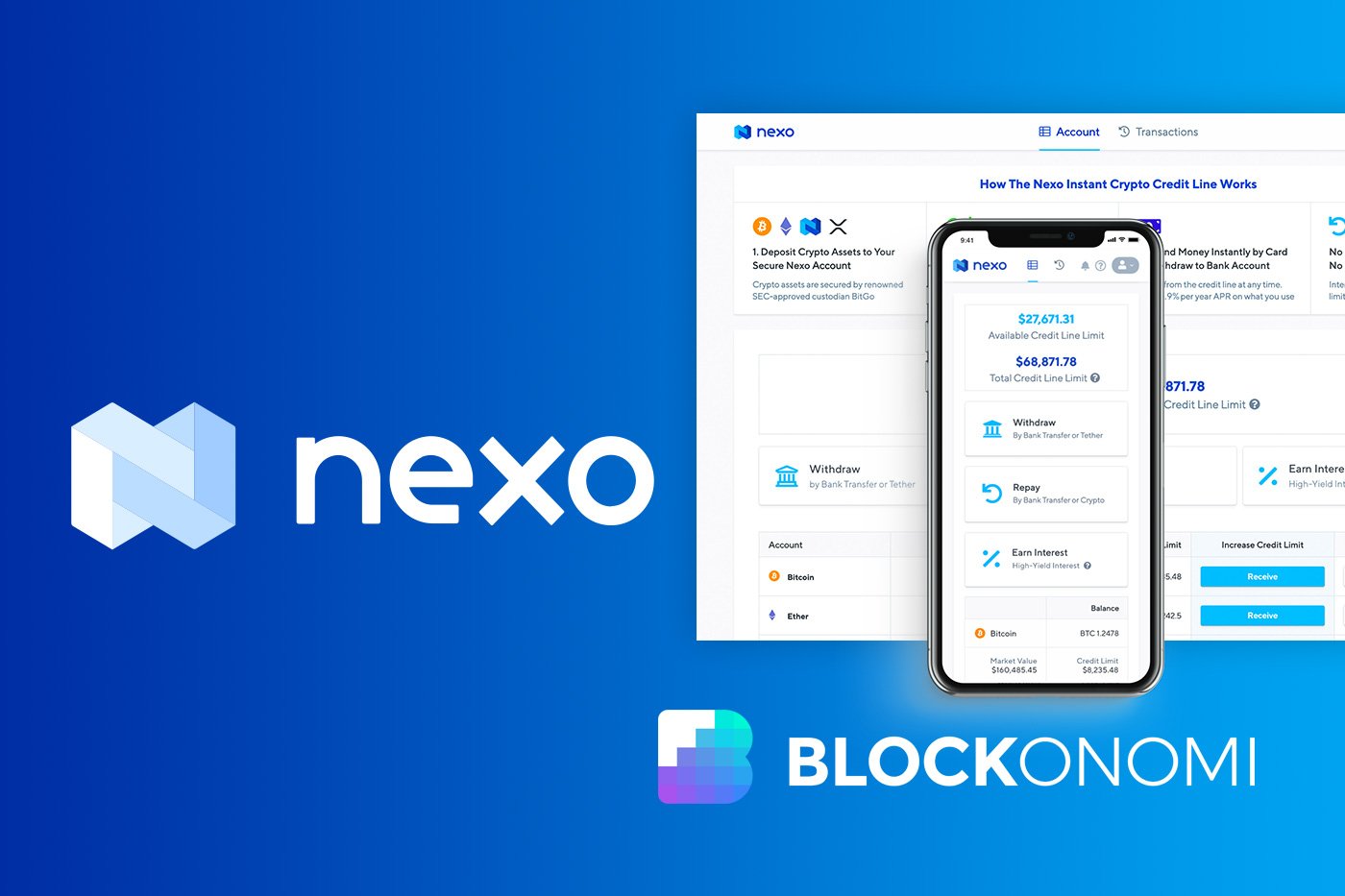 NEXO APY Interest Calculator for Lending - Defiadda