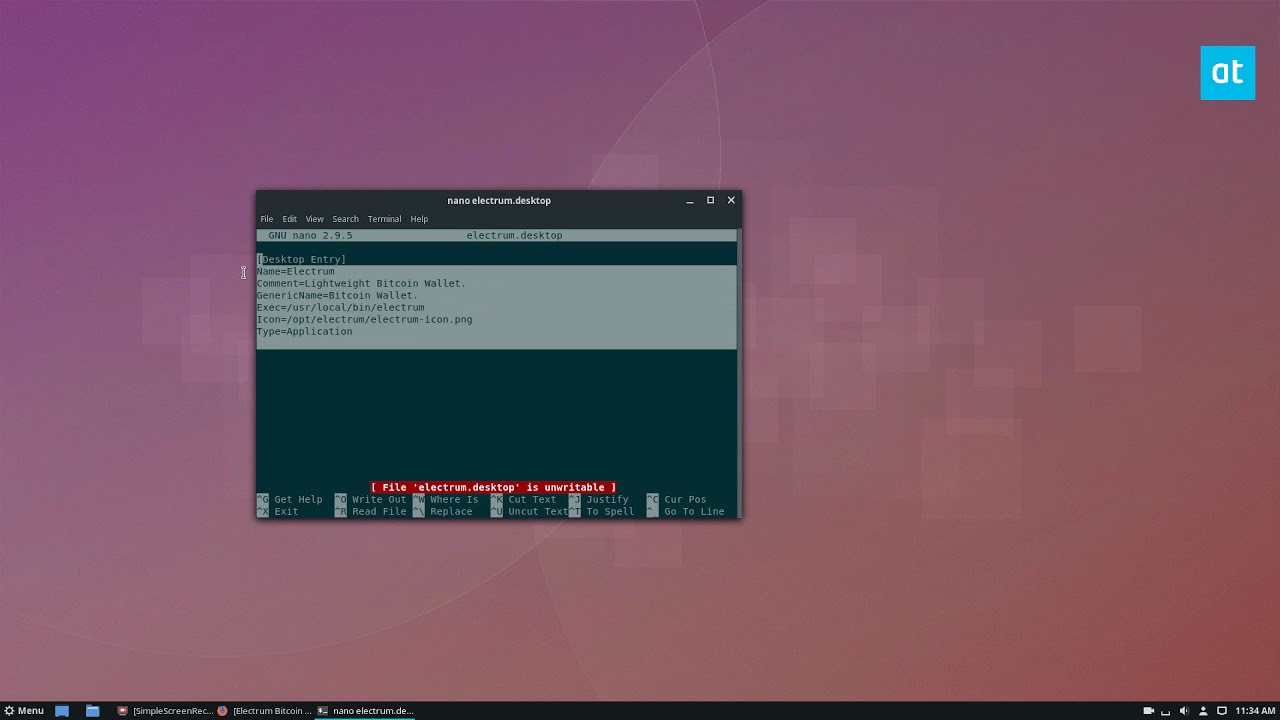 Step-by-step - Electrum Installation in Ubuntu • bitcoinlove.fun