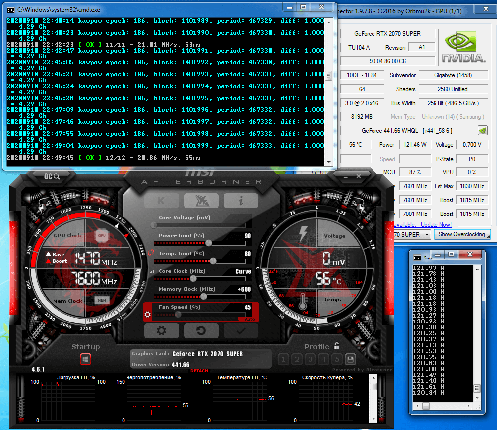 Ravencoin (KAWPOW) NVIDIA and AMD overclock settings for GPU mining | NiceHash