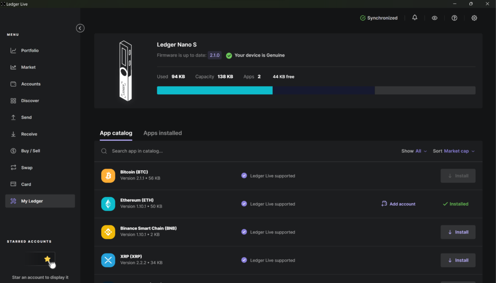 Cosmos (ATOM) Wallet | Ledger