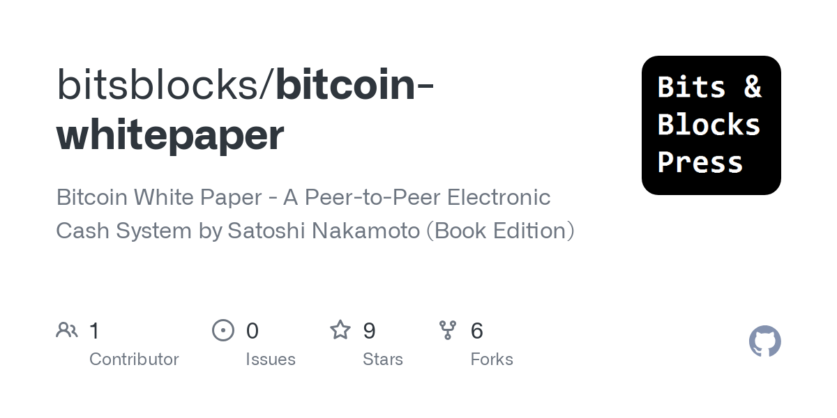 Bitcoin P2P e-cash paper