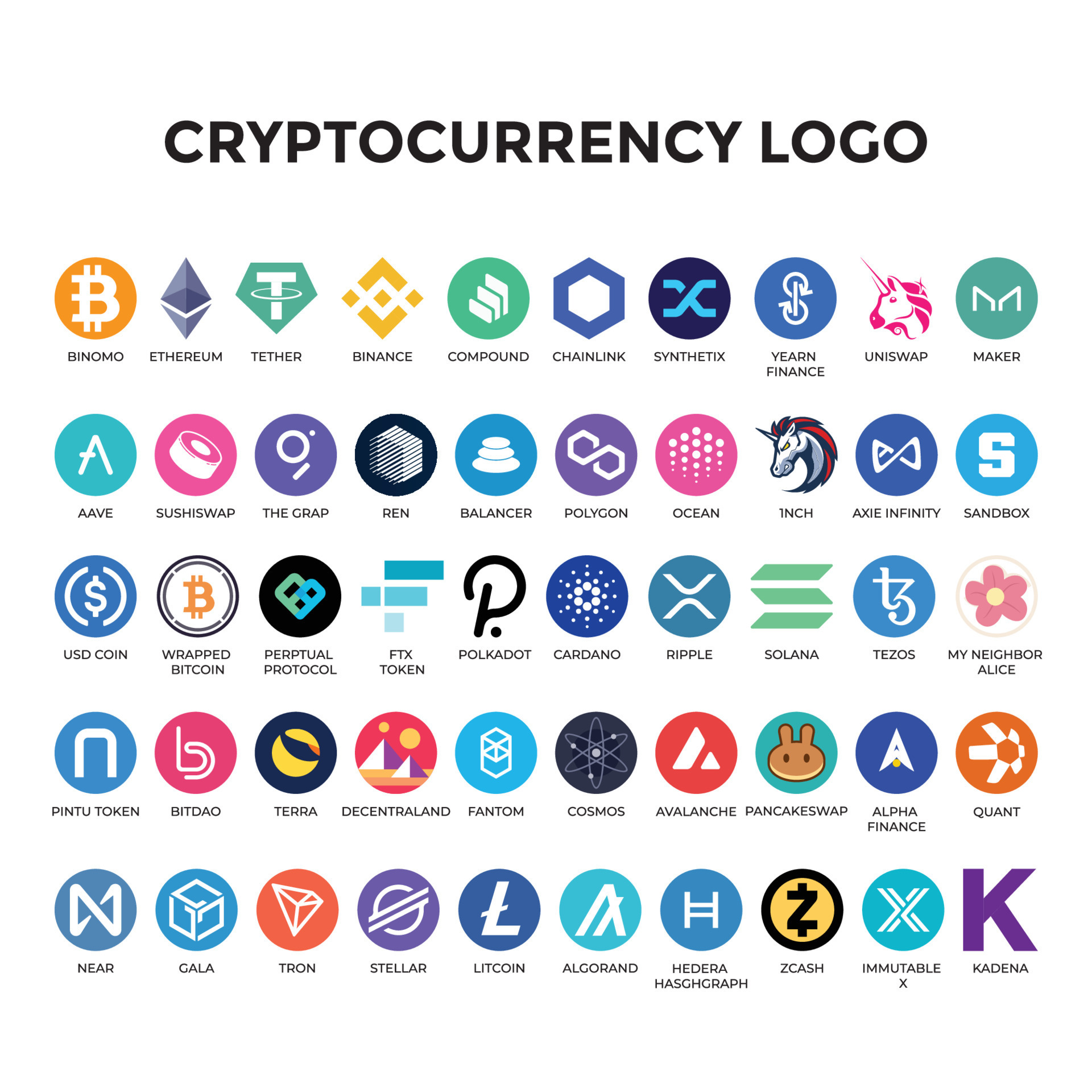 Cryptocurrency Logo PNG Vectors Free Download