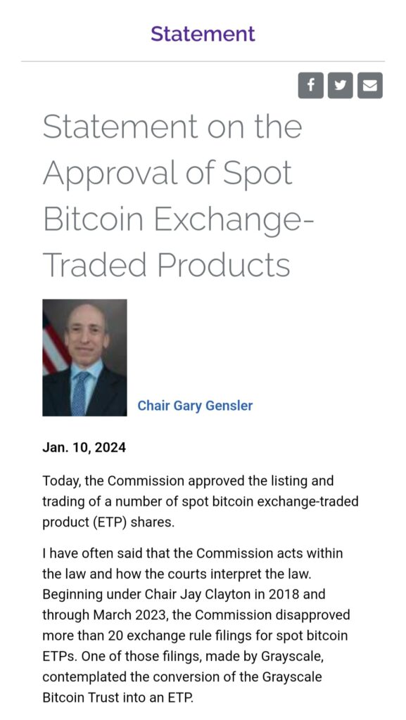 SEC Greenlights Bitcoin ETFs: What Happened and What It Portends | Foley & Lardner LLP