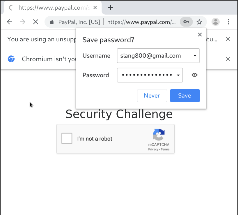 PayPal confirms security flaw in login form