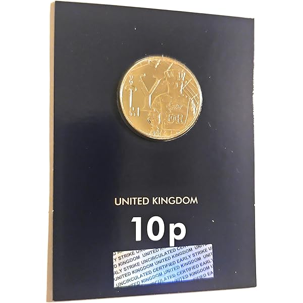 UK ‘F’ Fish and Chips Silver Proof 10p - CrawleyCoins