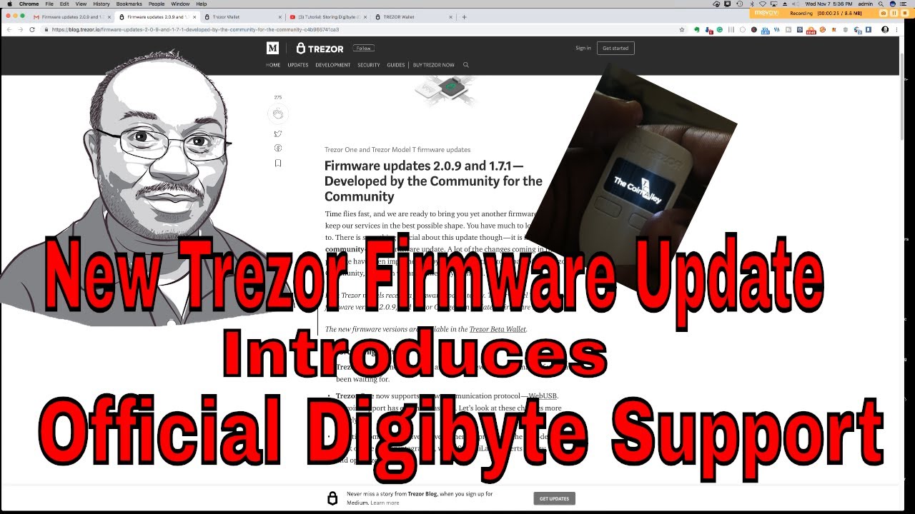 Trezor DigiByte Testnet Explorer