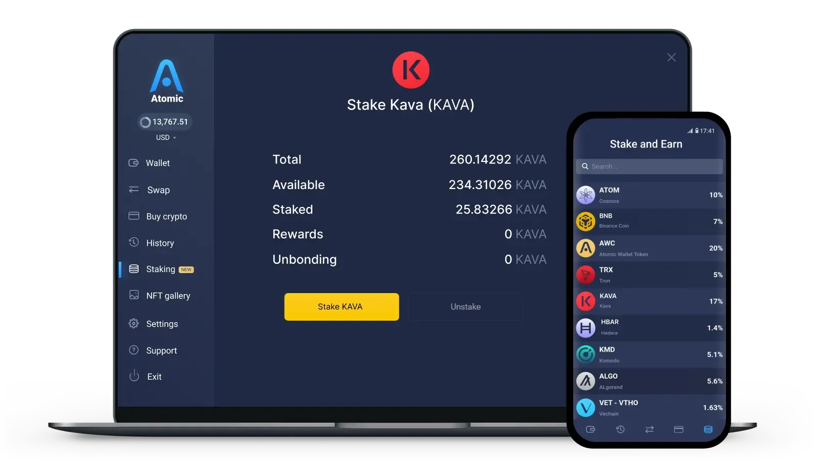Earn Kava Staking Rewards | Staked