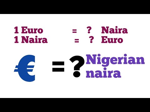 Euro to Naira Black Market Rate - Eur to Naira Today
