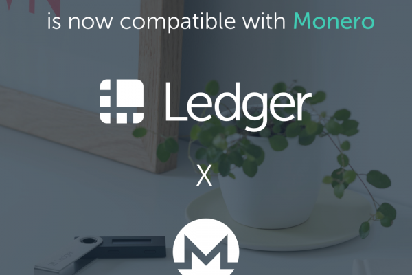 Ledger Nano S Now Supports Monero (XMR)