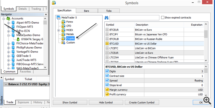 Crypto Trading - Trade Bitcoin & Cryptocurrency on MT5 with Crypto & Stablecoin Deposit | XBTFX