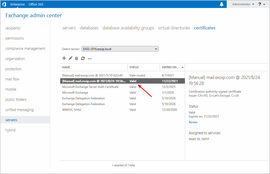 Renew a Certificate in Exchange & - SuperTekBoy