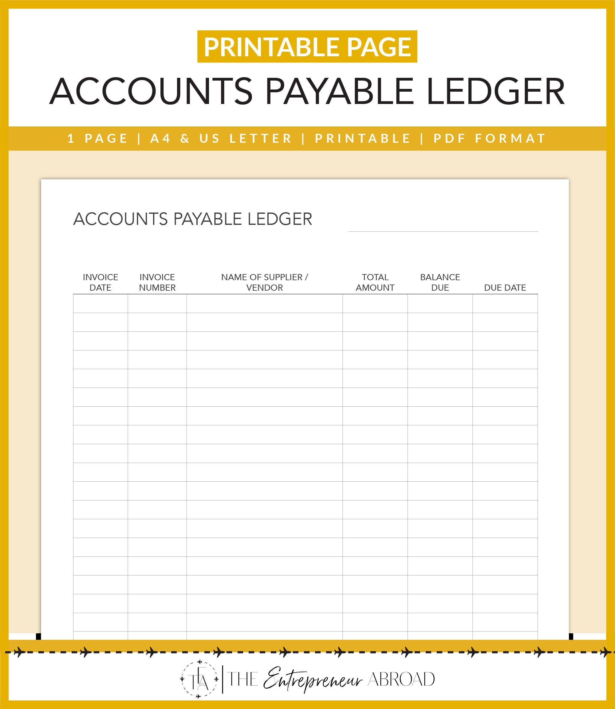 How to Maintain an Accounts Payable Subsidiary Ledger and Why do Companies use it?