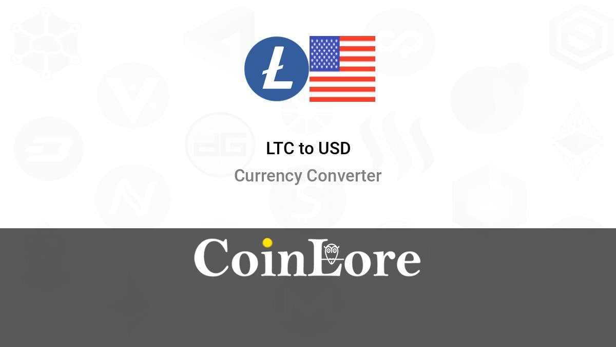 Convert 1 LTC to USD (1 Litecoin to United States Dollar)