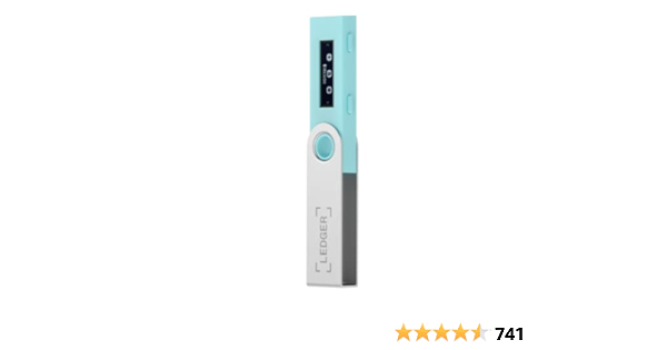 Hardware wallet Ledger Nano S Lagoon Blue (LEDGERB)