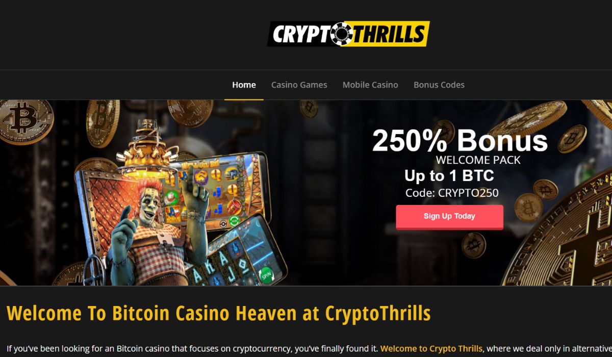 Crypto Thrills Casino No Deposit Bonus Codes For Free Spins | First Sight Family Vision