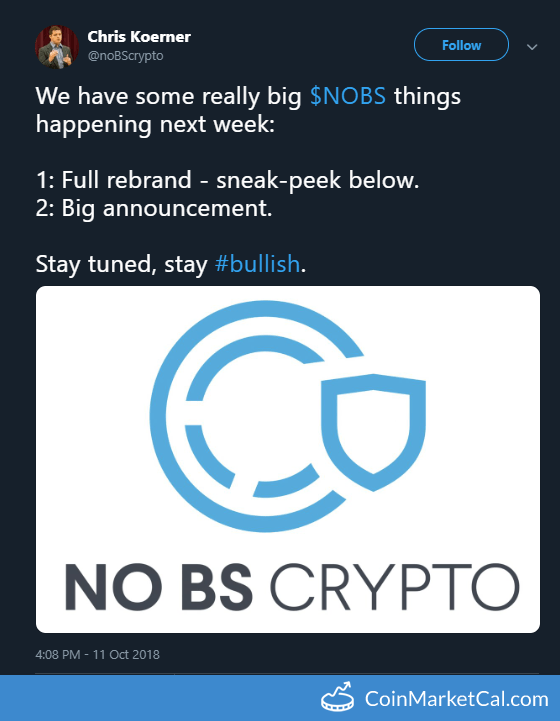 No BS Crypto (NOBS) - Events & News