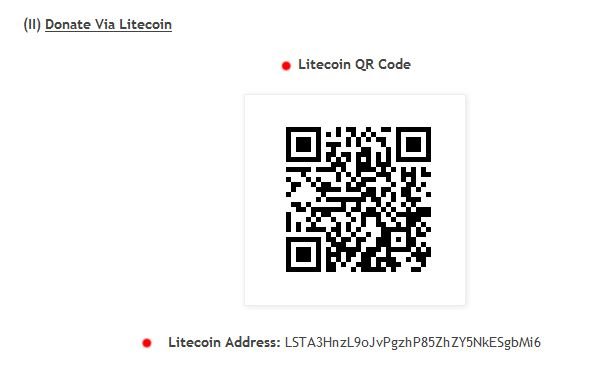 CryptoCoin QR Code Generator (BTC, LTC, etc)