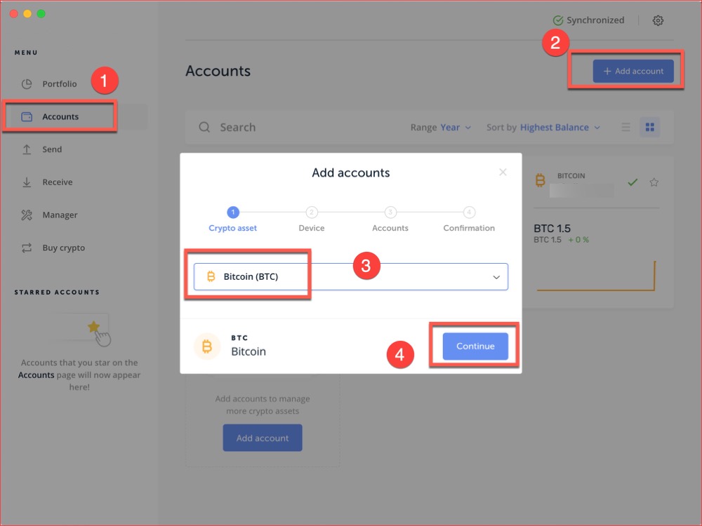 How To Add An Account To Ledger Live - NFT Sweep