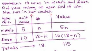 Bill and Coin Word Problems Lesson