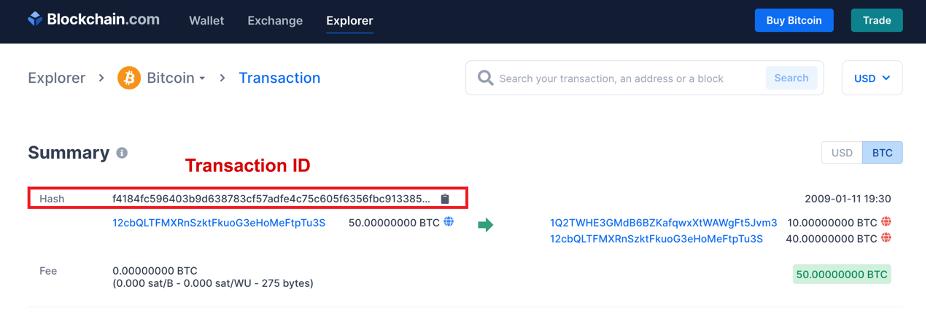 How to locate transaction hash : HitBTC