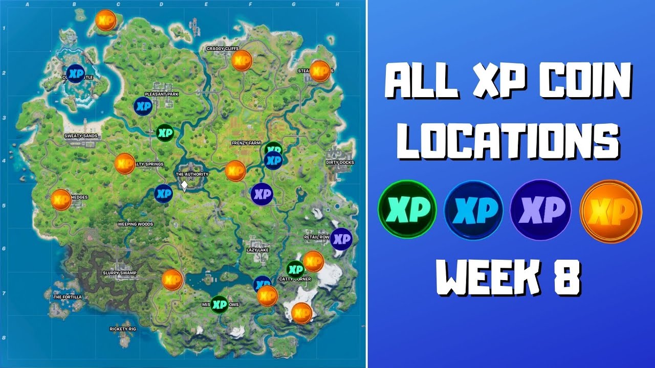 Fortnite Season 4 XP Coin Locations For Every Week - Gamer Journalist