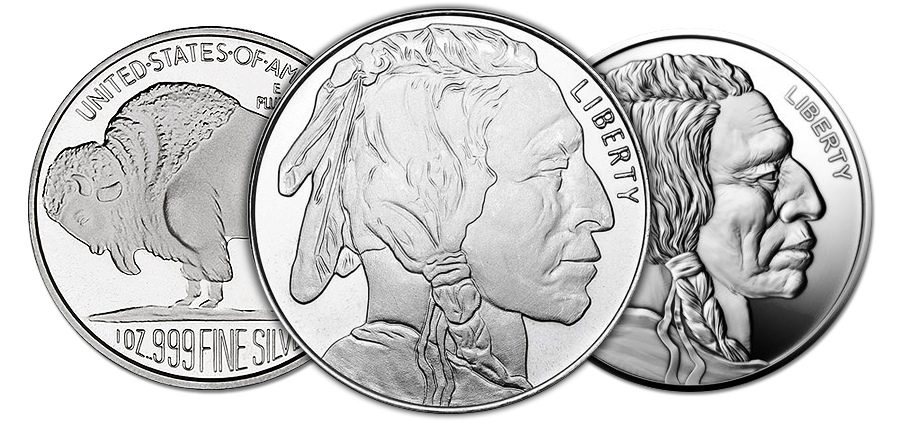 Buffalo Silver Rounds | Buffalo Rounds | Austin Coins