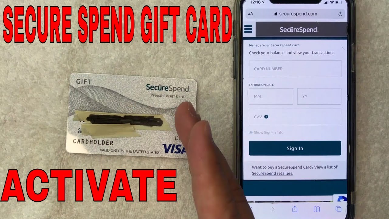 How to Activate a Visa Gift Card - Setting Up a Visa Gift Card