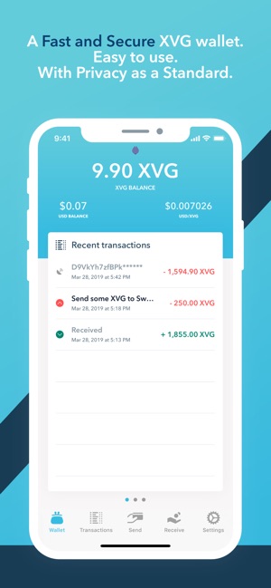 Verge iOS Wallet concept | Mobile App :: Behance