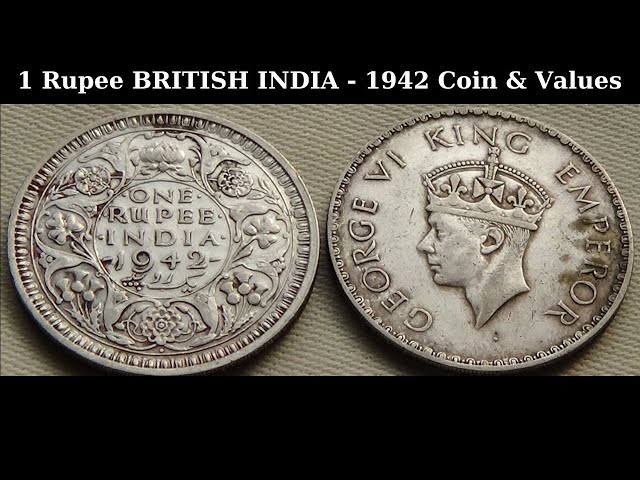 India George VI 1/2 Anna BU |