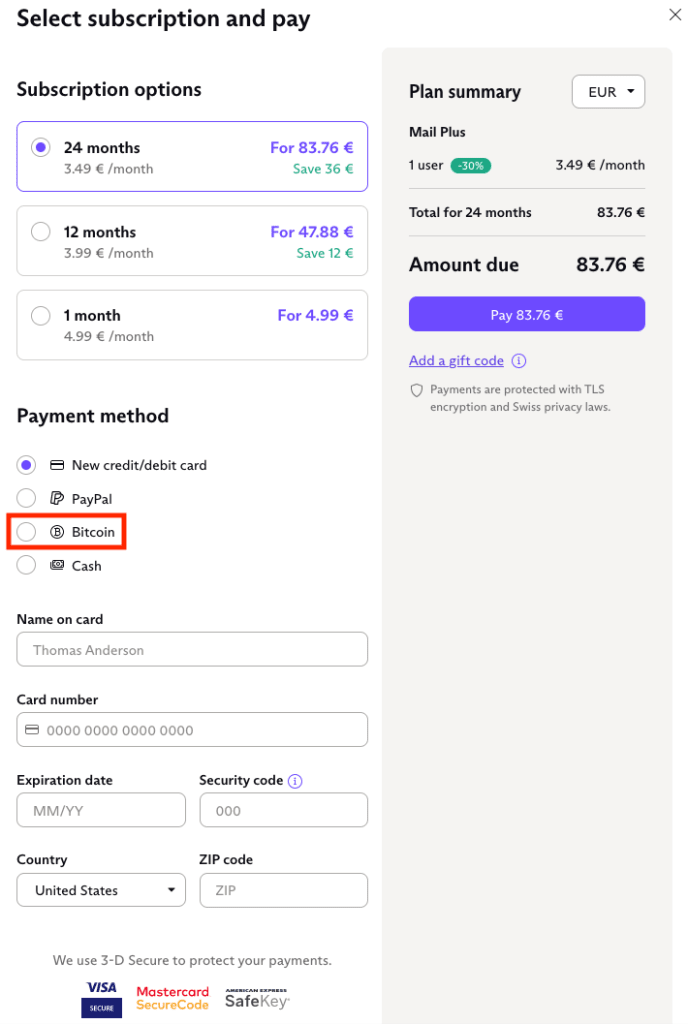 Setting Up Bitcoin Payment Method | Bugcrowd Docs