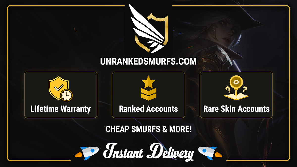 Buy League of Legends Smurf Accounts - Lifetime Warranty & High MMR