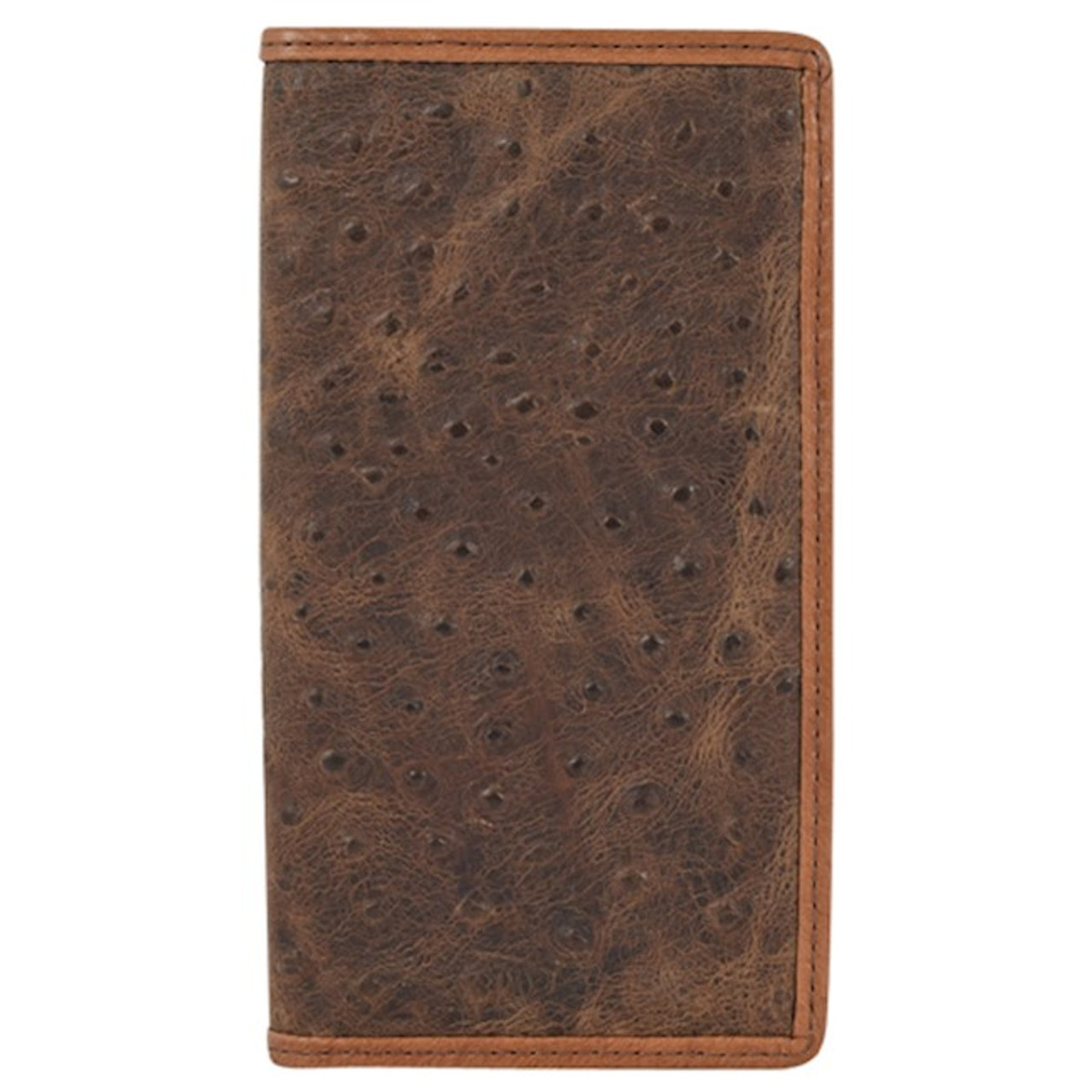 Tony Lama Men's Weathered Ostrich Trifold Wallet – Callie Kay's