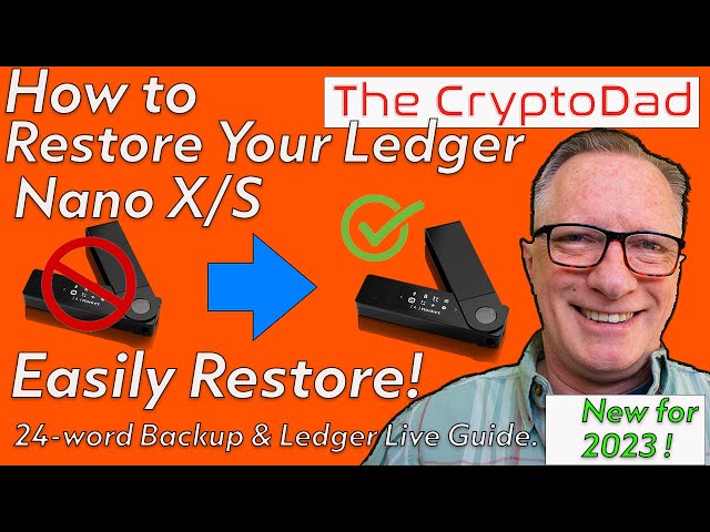 How To Restore Ledger Nano S With Seed Recovery | CitizenSide