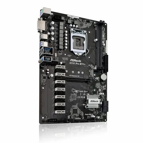 ASRock H Pro BTC+ 13GPU Mining Motherboard for Cryptocurrency - Central Valley Computer Parts